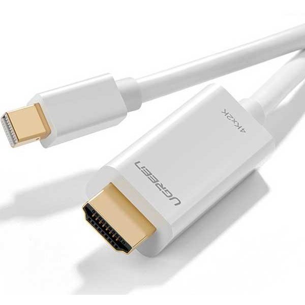Cablu video MD101 Mini DisplayPort tata - HDMI tata 4K 1.5m Alb