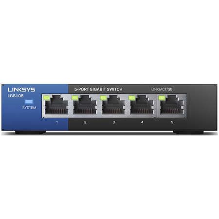 Switch Linksys LGS105-EU 5 porturi Black