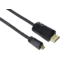 Cablu Hama 12212 HDMI mufa tip A - mufa de tip D Micro Ethernet 1.5 m Negru