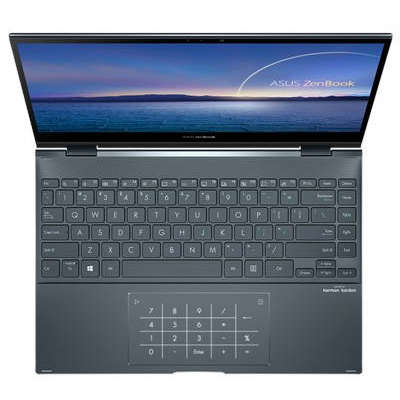 Laptop ASUS ZenBook Flip 13 UX363EA-EM085T 13.3 inch FHD Touch Intel Core i7-1165G7 16GB DDR4 512GB SSD Windows 10 Home Pine Grey
