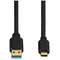 Cablu de date Hama 135711 USB-C - USB 3.1 A 1.8m Negru