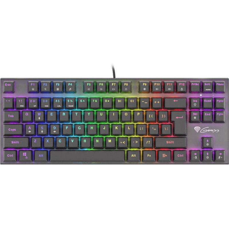 Tastatura gaming Thor 300 TKL RGB Mecanica Red Switch Black