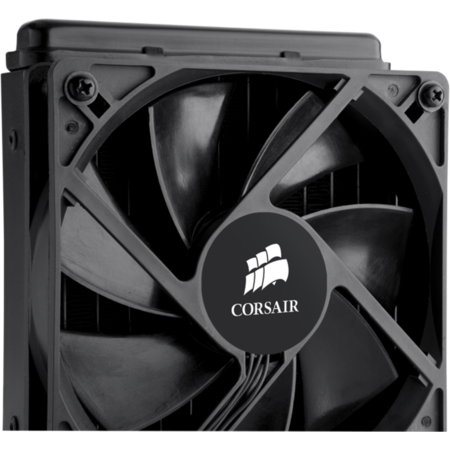 Cooler CPU Corsair Hydro H55 Debit aer 57 CFM 1700 RPM  30.32 dBA Negru