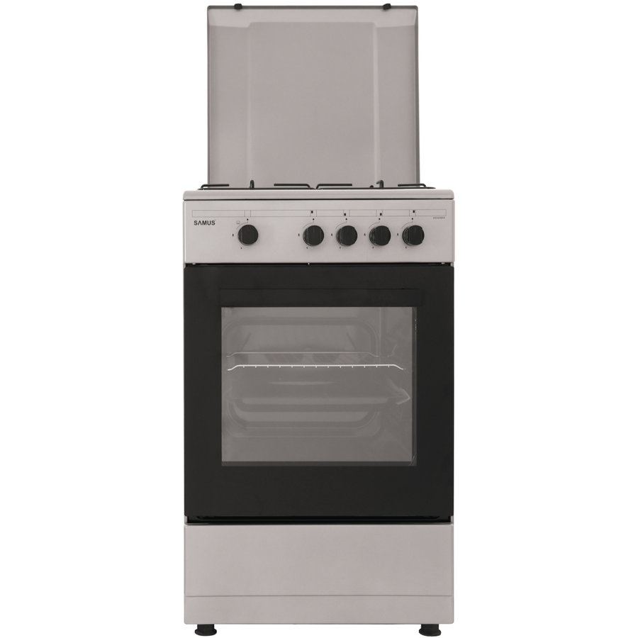 Aragaz Samus SM 450 BSS, 4 arzatoare, Argintiu - imagine 2