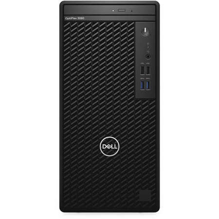 Sistem desktop Dell OptiPlex 3080 MT Intel Core i3-10100 8GB DDR4 256GB SSD Windows 10 Pro 3Yr BOS Black