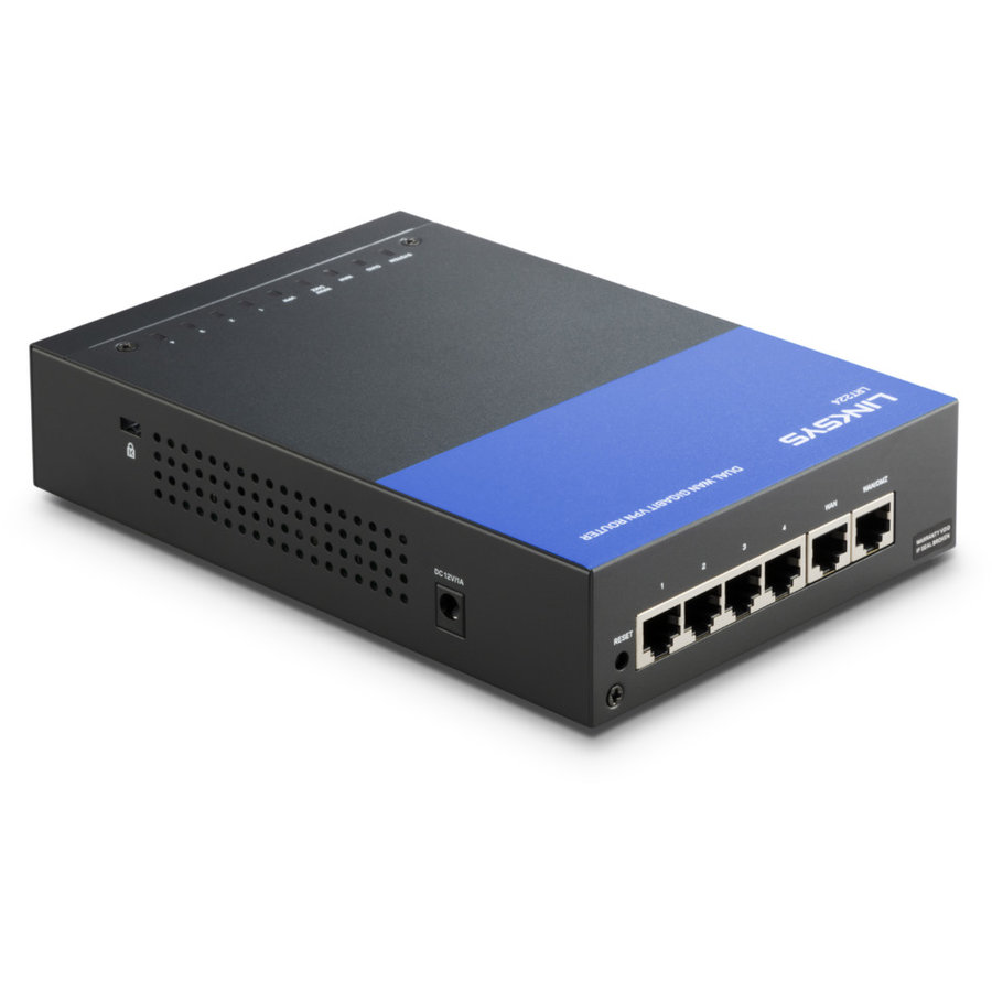 Router LRT224-EU 4x LAN Black Blue