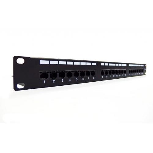 Accesoriu Retea CAT6 patch panel 24-port UTP - imagine 2