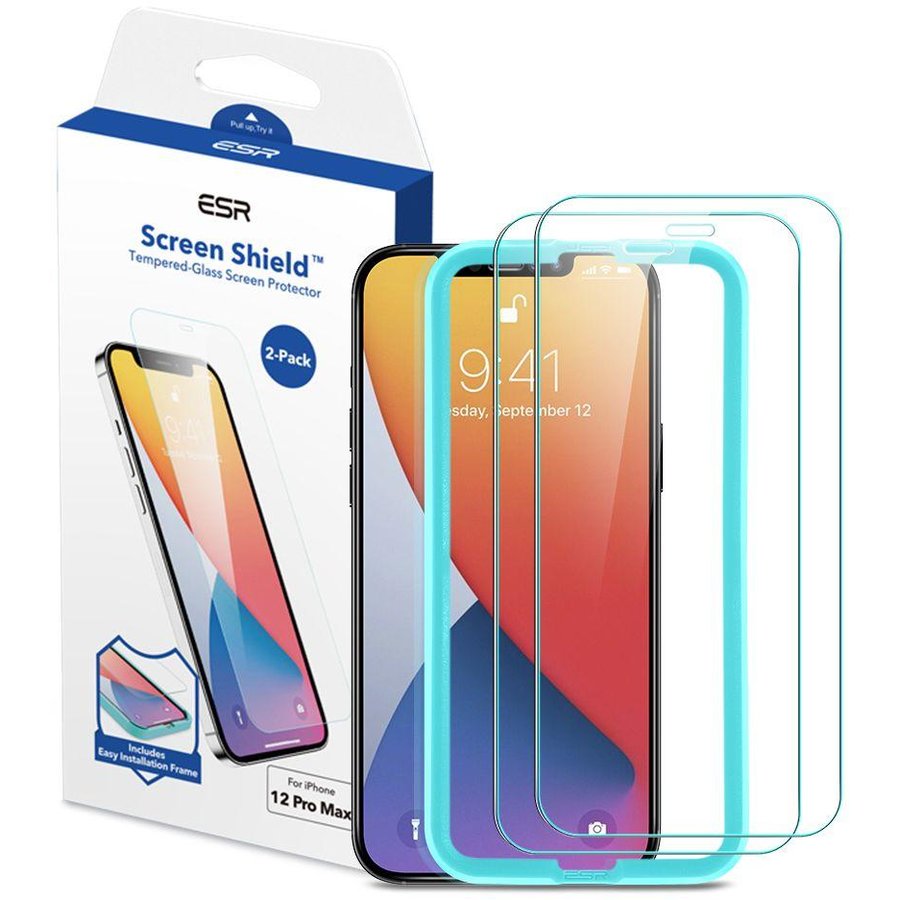 Folie protectie transparenta Case Friendly Tempered Glass iPhone 12 Pro Max 2-Pack