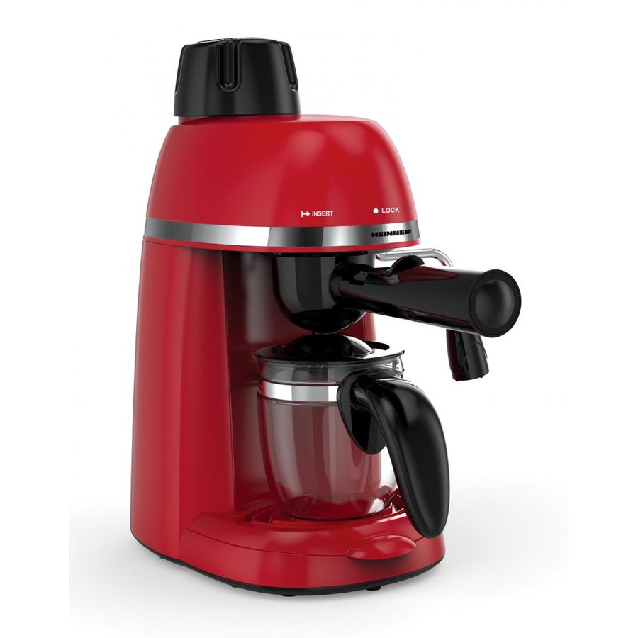 Espressor cafea HEM-350RD 800W 240 ml 3.5 bar Rosu