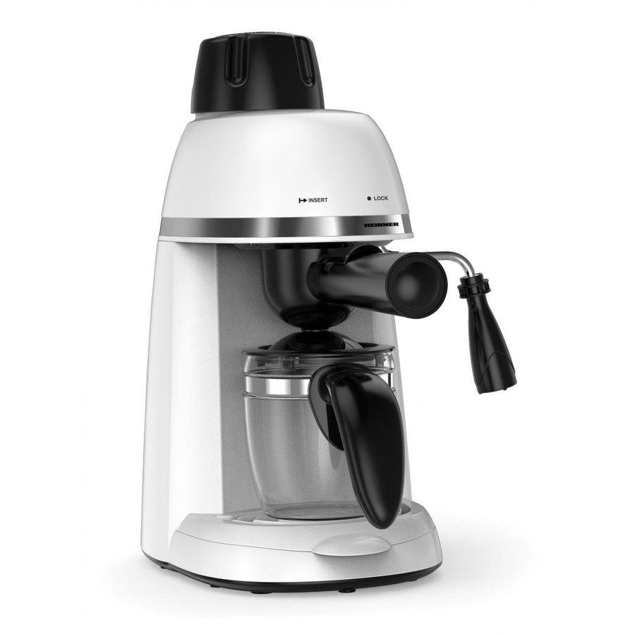 Espressor cafea HEM-350WH 800W 240 ml 3.5 bar Alb