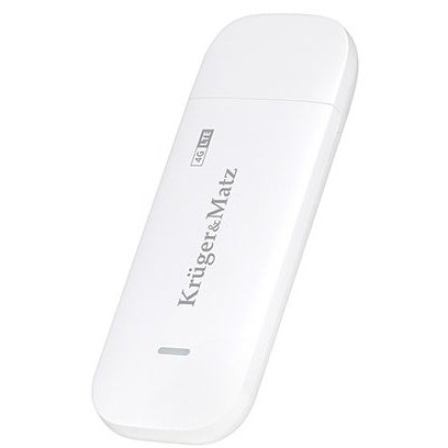 Modem 4G LTE Slot pentru cartela SIM Cititor de carduri MicroSD Port USB 2.0 Alb