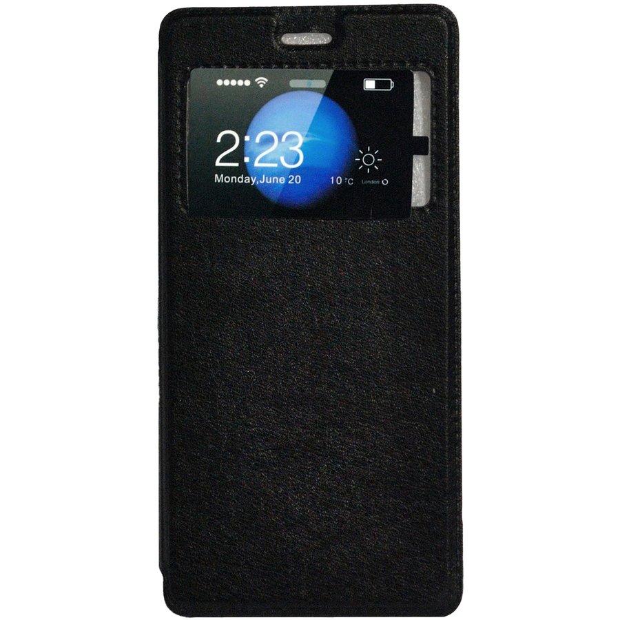 Husa Spacer Magnetic S-view Negru pentru Samsung Galaxy J3 2017