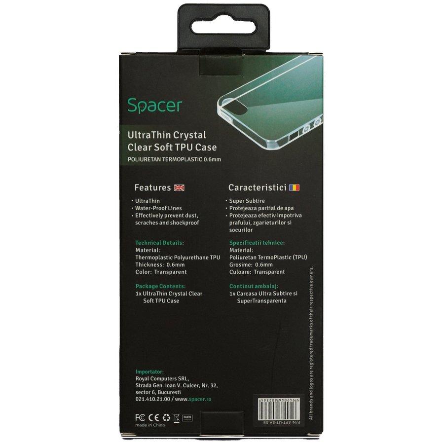 Husa Spacer UltraThin Crystal Clear pentru Samsung Galaxy S8 — imaginea 3