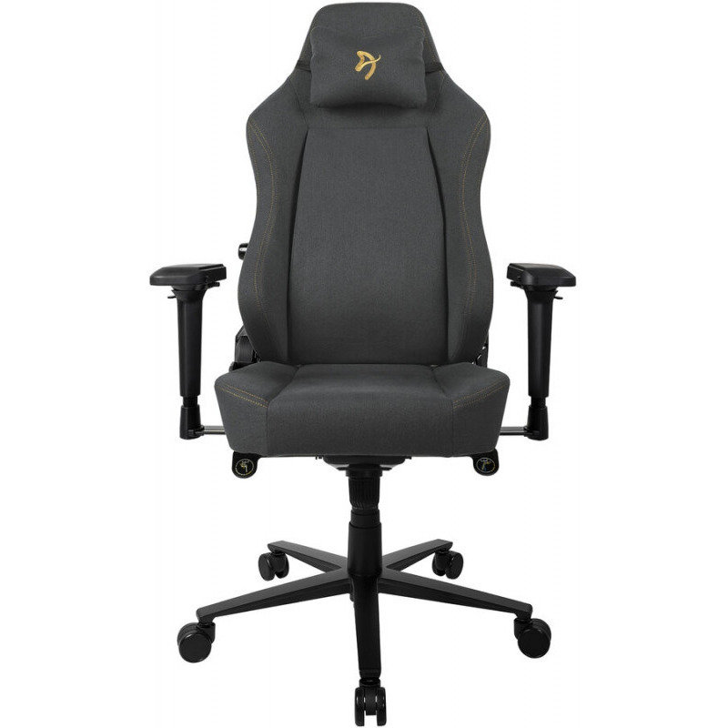 Scaun Gaming Primo Woven Fabric Black Gold Logo