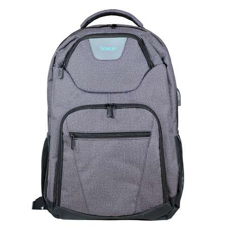 Rucsac laptop Spacer Smart Gri 15.6 inch