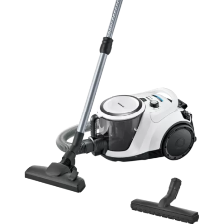 Aspirator fara sac Bosch BGS41K332 Putere 550W Tehnologie AirCycle Filtru igienic HEPA Alb/Negru