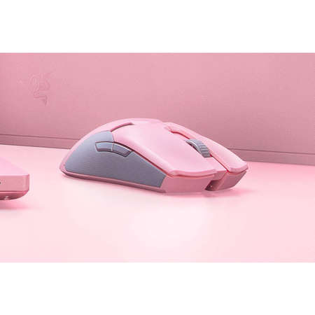 Mouse gaming Razer Viper Ultimate Wireless Hyperspeed Quartz cu Charging Dock Pink