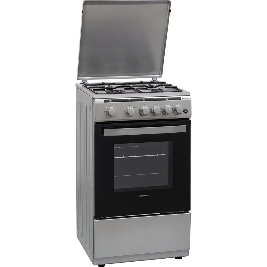 Aragaz HFSC-V50LITSL Gaz 4 arzatoare 50 Litri Argintiu