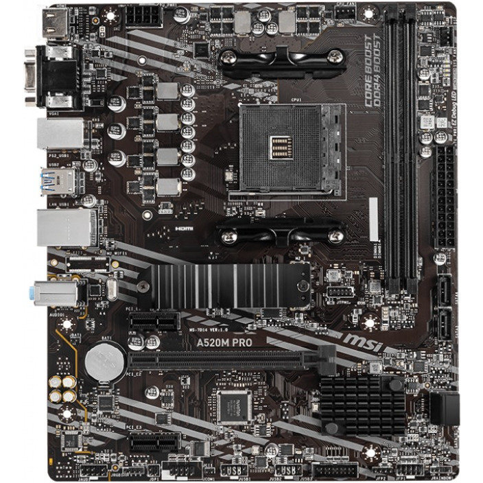 Placa de baza A520M PRO AMD AM4 mATX