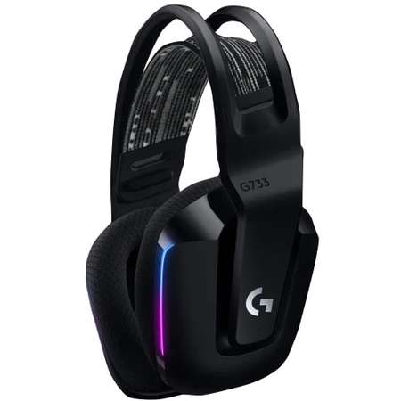 Casti Gaming Wireless Logitech G733 RGB Black