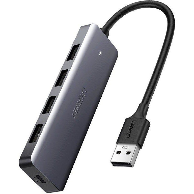 Adaptor HUB 5-in-1 CM219 USB - 4x USB 3.0 1x Micro USB 15cm Gri