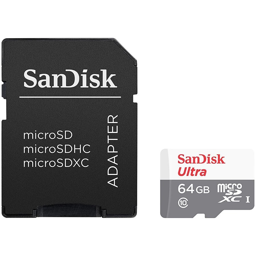 Card 64GB MicroSDXC UHS-I + Adaptor SD