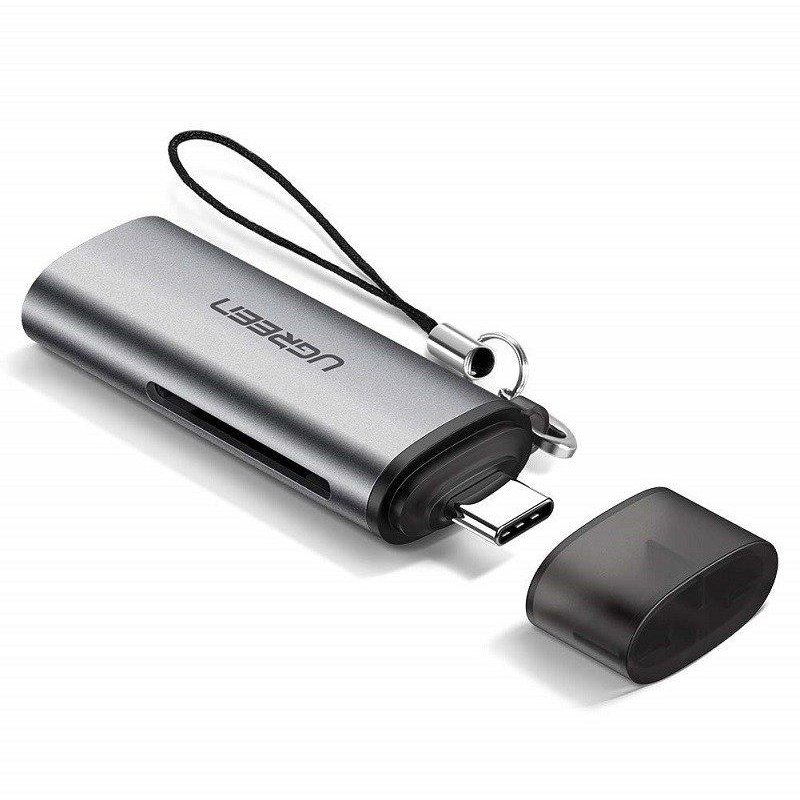 Card reader CM184 micro SD / SD conector USB-C 5Gbps Silver