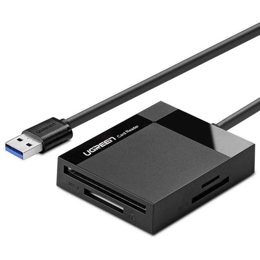 Card reader CR125 micro SD / SD CF/MD MS/MS Duo conector USB 5Gbps 1m Negru