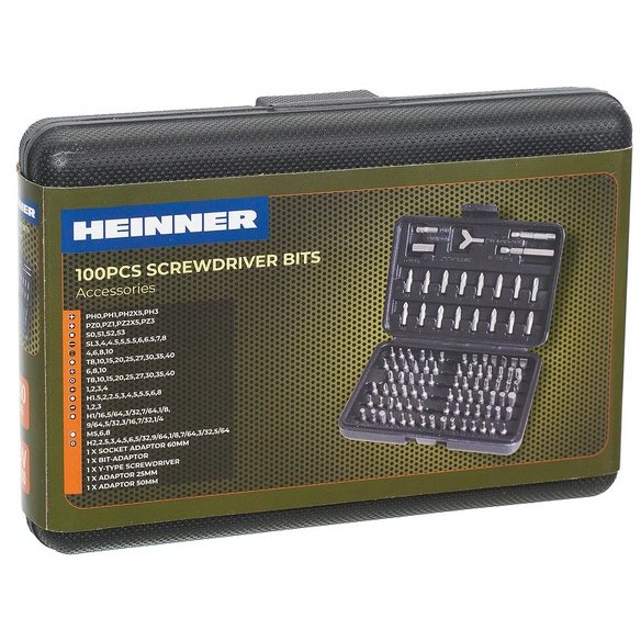 Set 100 biti și adaptor Heinner CTSM012 100 biti și adaptor CR-V — imaginea 4