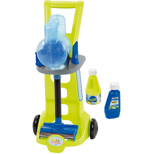 Set Carucior de Curatenie cu Aspirator Static si 7 accesorii