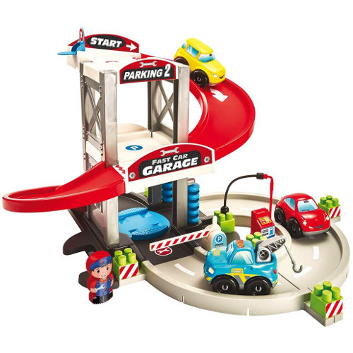 Set de joaca cu Garaj si 3 Masinute Abrick