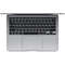 Laptop MacBook Pro 13 M1 2020 Touch Bar 13.3 inch WQXGA Apple M1 Octa Core 8GB DDR4 256GB SSD Silver INT Keyboard