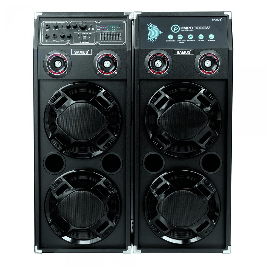 Sistem TWIN SOUND 20 2x150W Bluetooth Microfon Negru