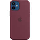 iPhone 12 mini Silicone Case with MagSafe Plum