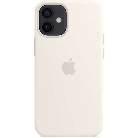 Husa Apple iPhone 12 mini Silicone Case with MagSafe White
