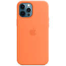 Husa Apple iPhone 12 Pro Max Silicone Case with MagSafe Kumquat