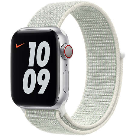 Curea smartwatch Apple Watch 40mm Nike Band: Spruce Aura Nike Sport Loop (Seasonal Fall 2020)