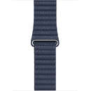 Watch 44mm Band: Diver Blue Leather Loop Large (Seasonal Fall 2020)