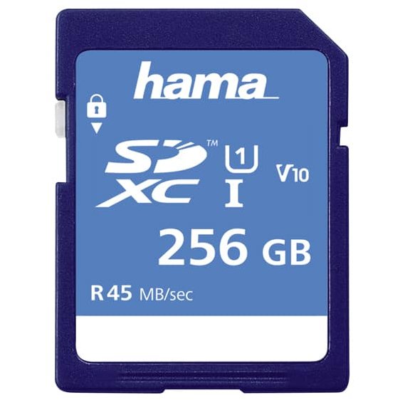 Card de memorie 114946 SDXC 256GB Clasa 10 UHS-I 45MB/s Albastru