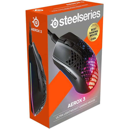 Mouse gaming SteelSeries Aerox 3 Black