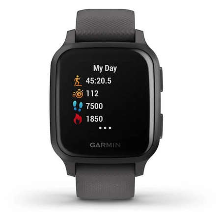 Smartwatch Garmin Venu Sq Ecran 1.3inch Bratara Silicon 5 ATM Bluetooth Gri