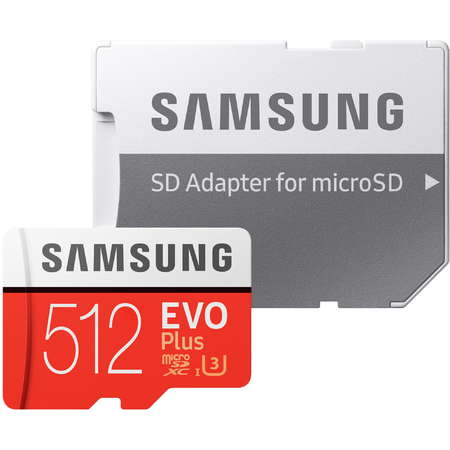 Card de Memorie Samsung EVO Plus 512GB MicroSDXC Clasa 10 UHS-1 + Adaptor