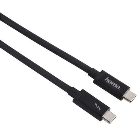Cablu Thunderbolt 3 Hama 135708 5A 100W Ultra-HD 5K 0.50m Negru
