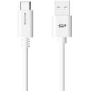 Cablu de date Silicon Power USB-C - USB 1m White