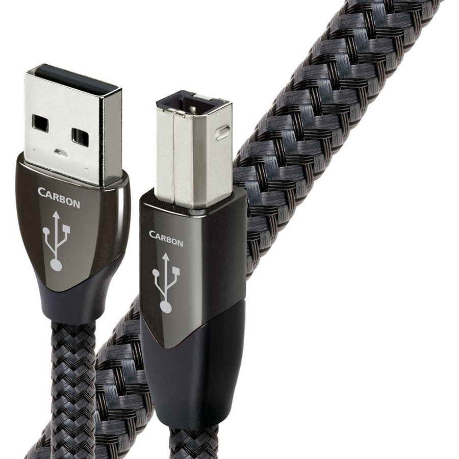 Cablu de date USB A - USB B 0.75m Carbon