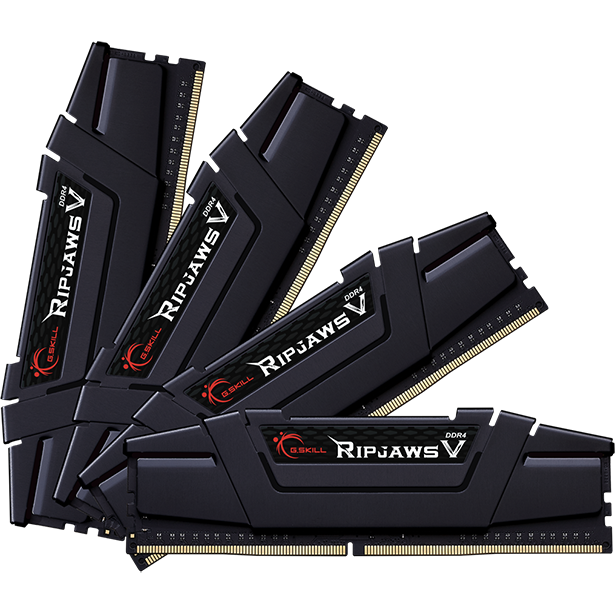 Memorie RipjawsV 32GB Black (4x8GB) DDR4 3600MHz CL18 Quad Channel Kit