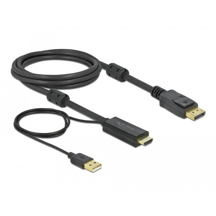 Cablu Delock Display Port - HDMI Black