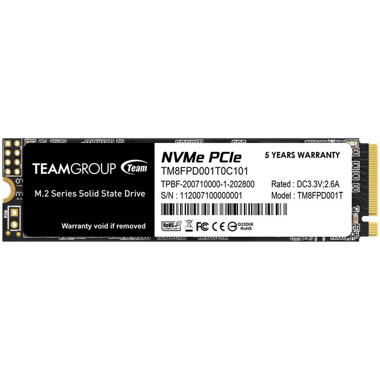SSD TeamGroup MP33 PRO 1TB, PCIe Gen3 x4, M.2 - imagine 2