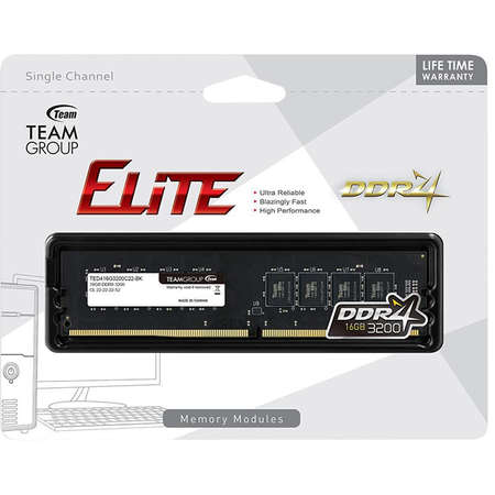 Memorie TeamGroup Elite 16GB DDR4 3200MHz CL22 1.2V