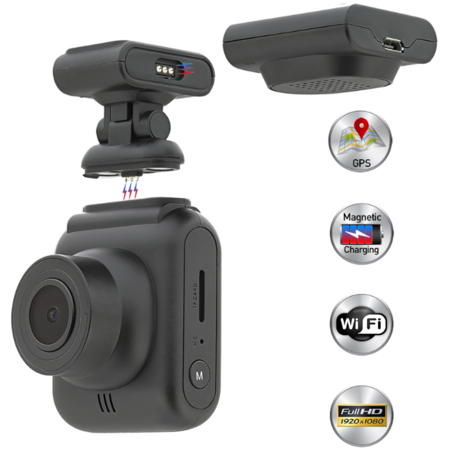 Camera auto Tellur Dash Patrol DC2 FullHD 1080P GPS Black